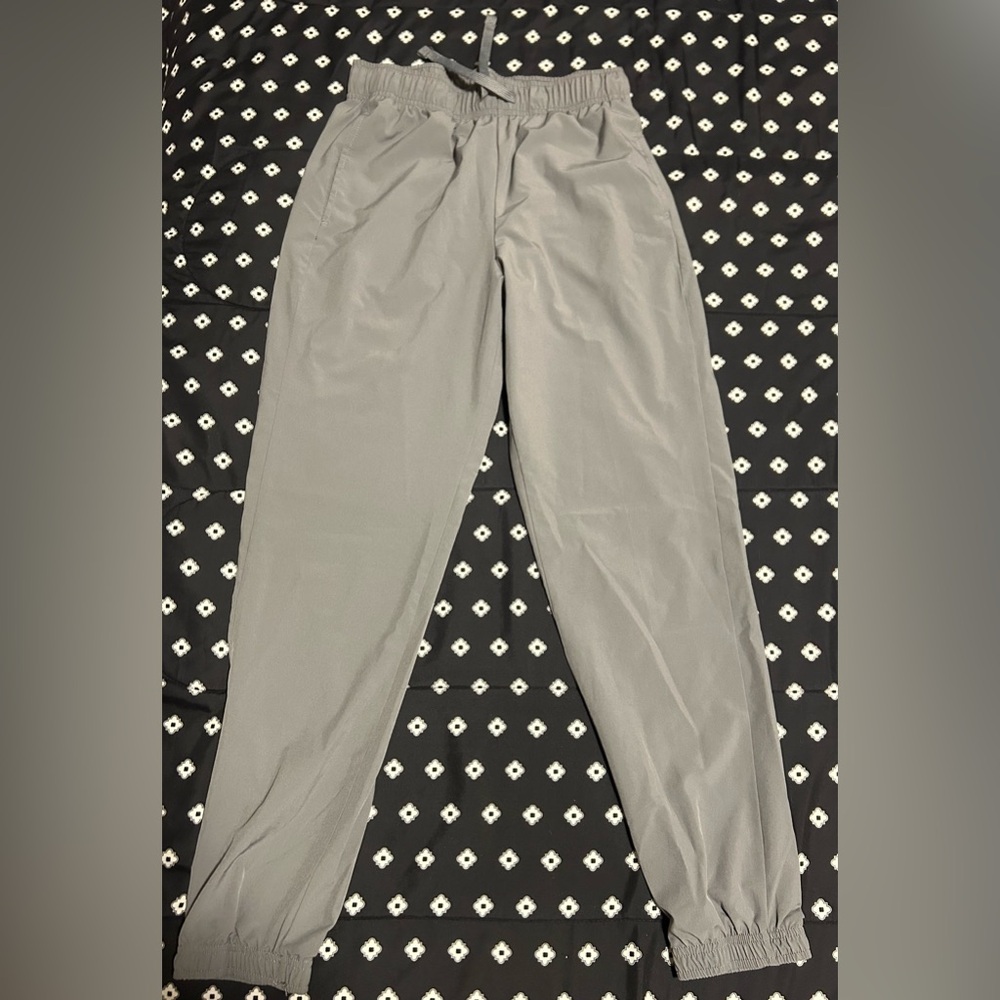 Athletic Works Kids Gray Elastic Waist Pants-size xl(14/16)